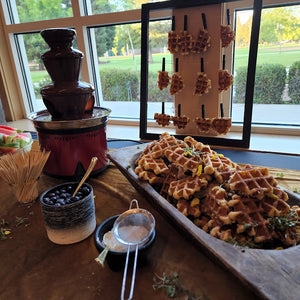 Our exquisite waffle bar